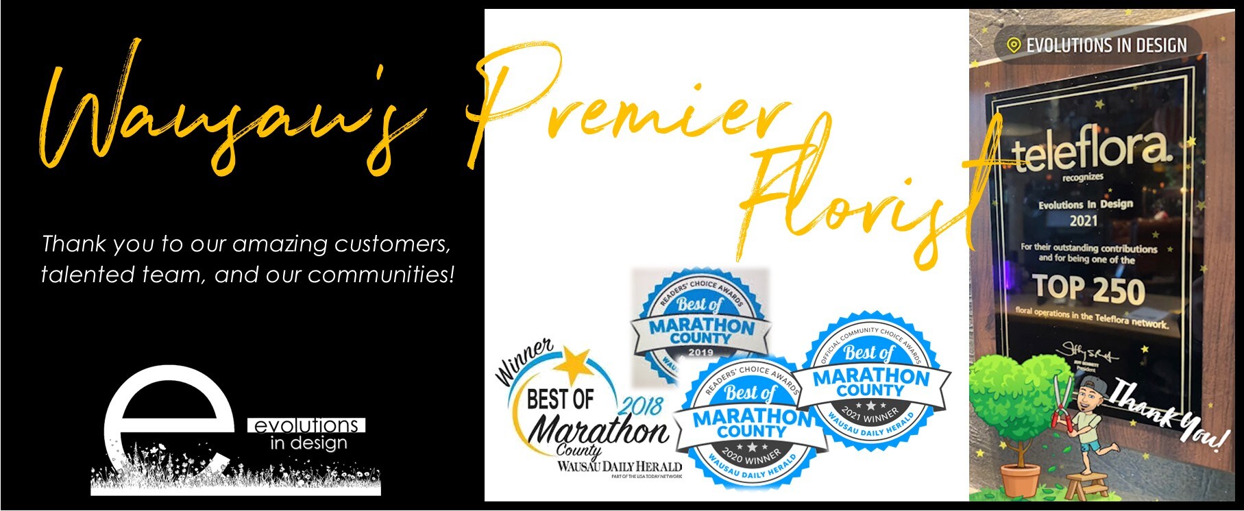 Flower Delivery to Wausau by Evolutions In Design